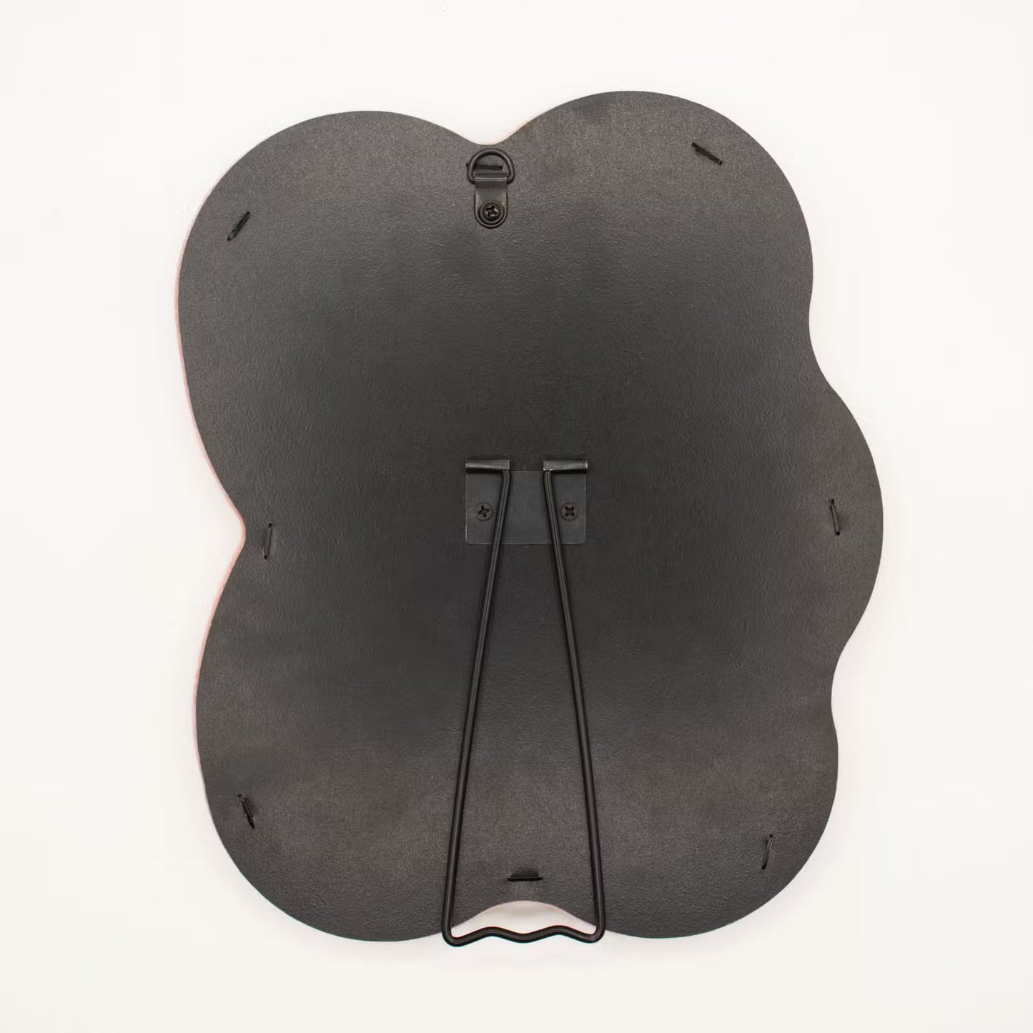 Miroir souple ondulé Galet carré Rose blush