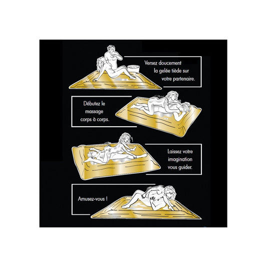 Gel de massage oriental - Fraise vin pétillant