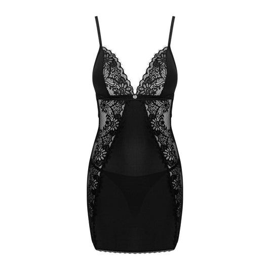 Maderris nuisette et String - Noire