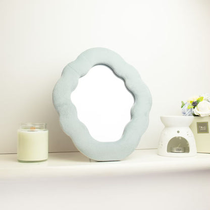 Miroir souple ondulé Nuage Bleu nuage