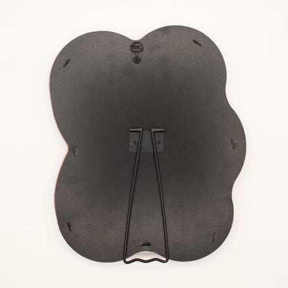 Miroir souple ondulé Galet carré Rose blush