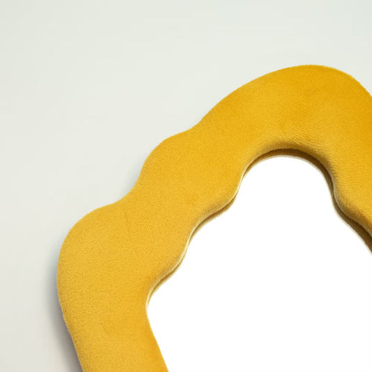 Miroir souple ondulé Flamme couleur Souci