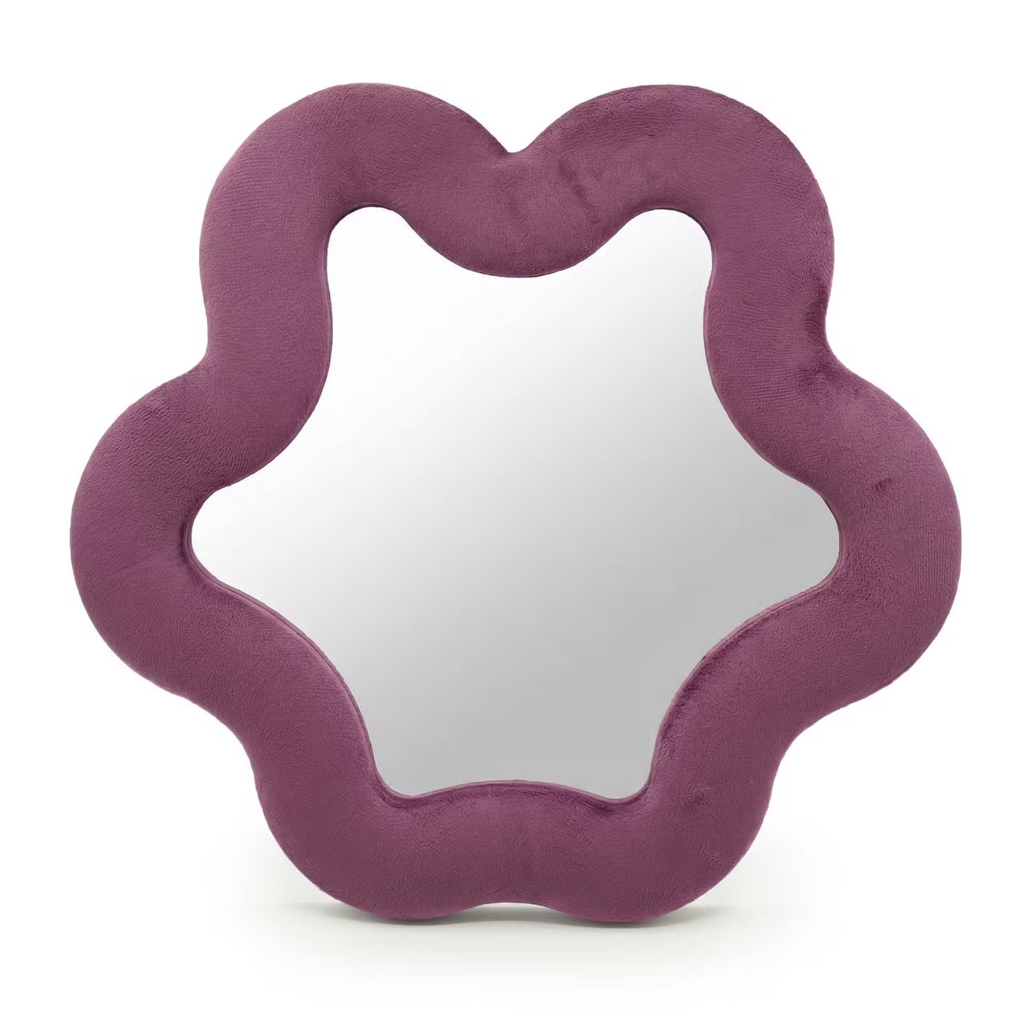 Miroir souple ondulé Étoile Mauve