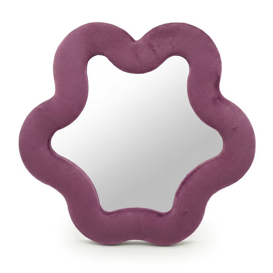 Miroir souple ondulé Étoile Mauve