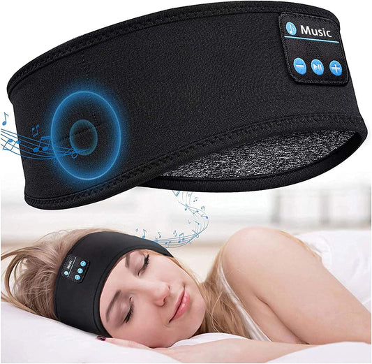 Masque de Sommeil Bluetooth Sans Fil — Écouteurs Intégrés