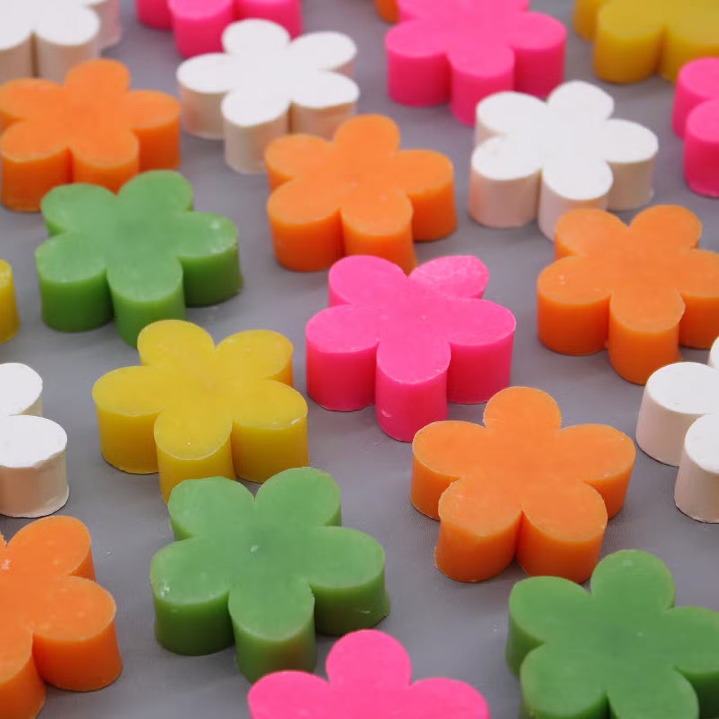 Savon invité Fleur 3 Parfum géranium / Muguet / Bouquet printanier