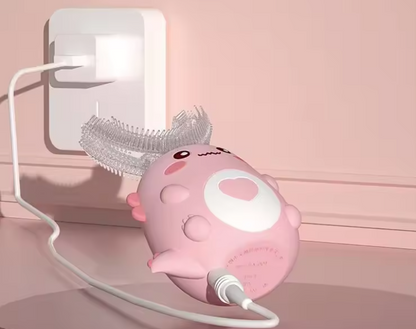 Brosse à Dents Électrique Enfant en U 360° Sonique Rechargeable