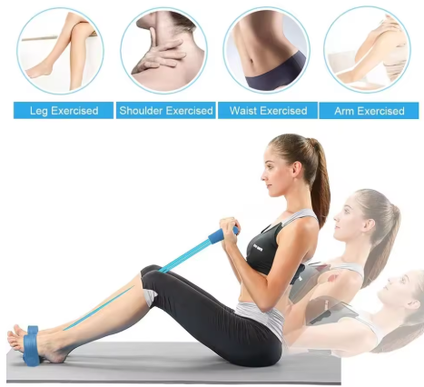 Bandes de Résistance Élastique Fitness — Lot de 4