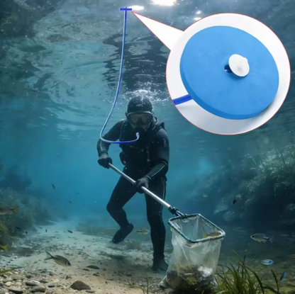 Tuba Pliable en Silicone Anti-Étouffement — Natation & Plongée