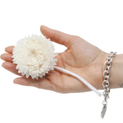 Diffuseur fleurs naturelles Grand œillet sur ficelle