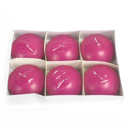 Lot 3 grandes bougies flottantes cire paraffine - 3 variantes