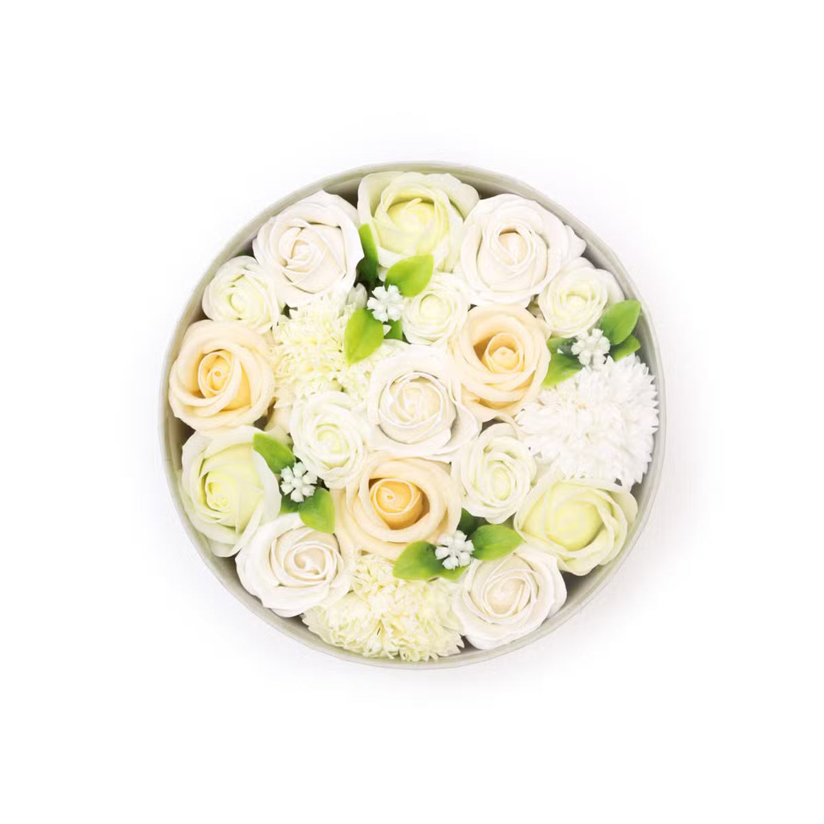 Boîte ronde - Fleurs de savon