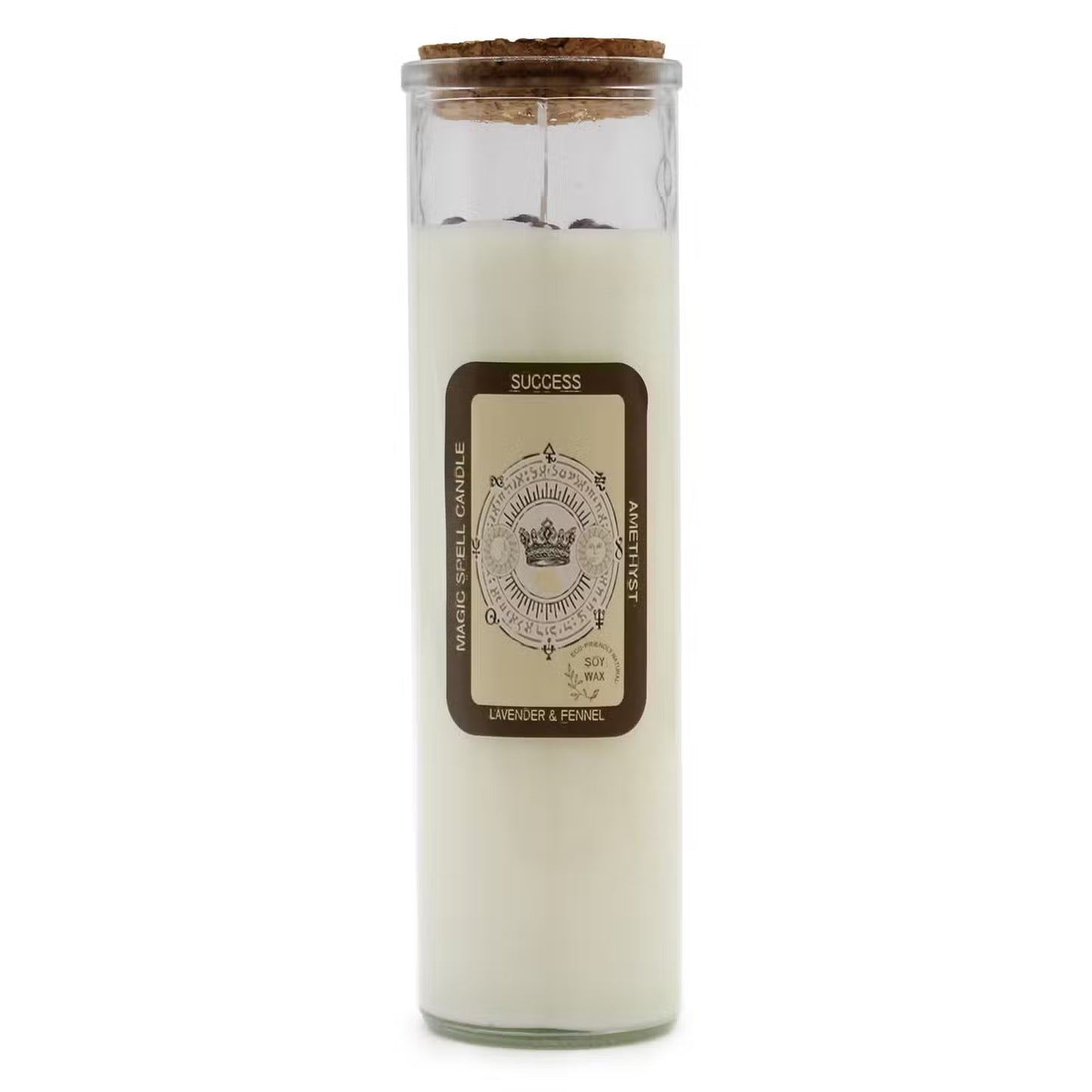 Bougie magique cire soja pierres précieuses - 12 variantes