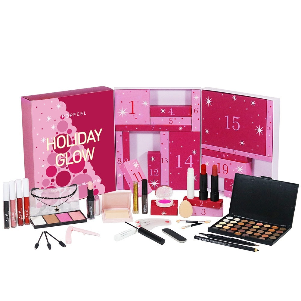 Calendrier de l’Avent Maquillage 2025 – HOLIDAY GLOW Popfeel™ (24 Surprises Beauté)