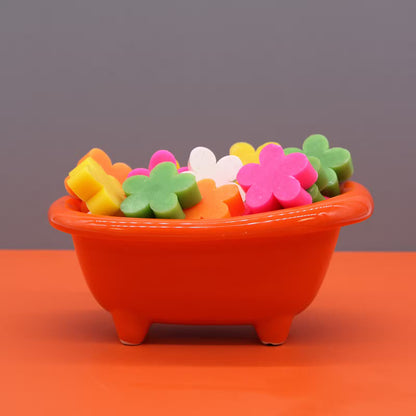 Savon invité Fleur 3 Parfum géranium / Muguet / Bouquet printanier