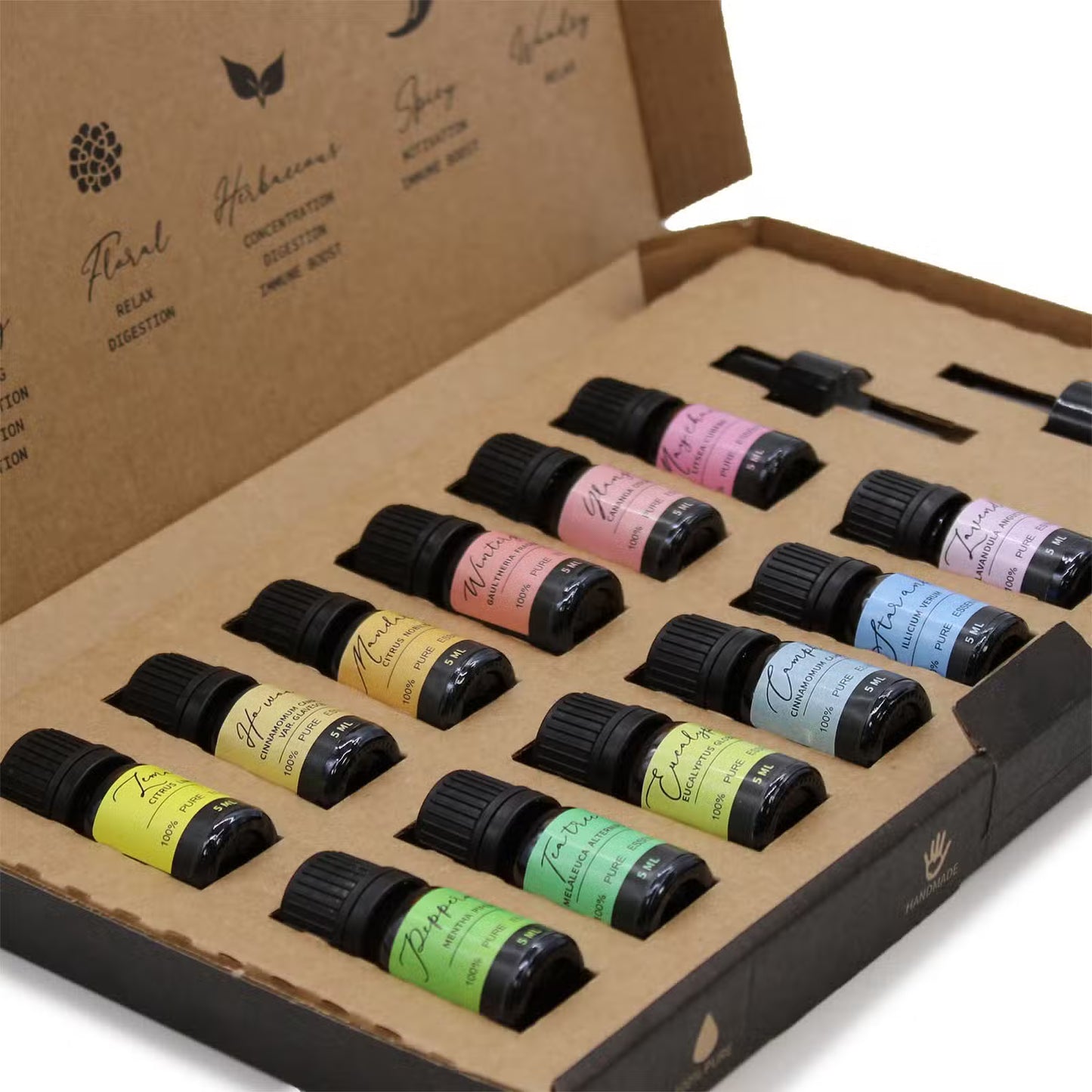 Kit démarrage 12 huiles essentielles aromathérapie
