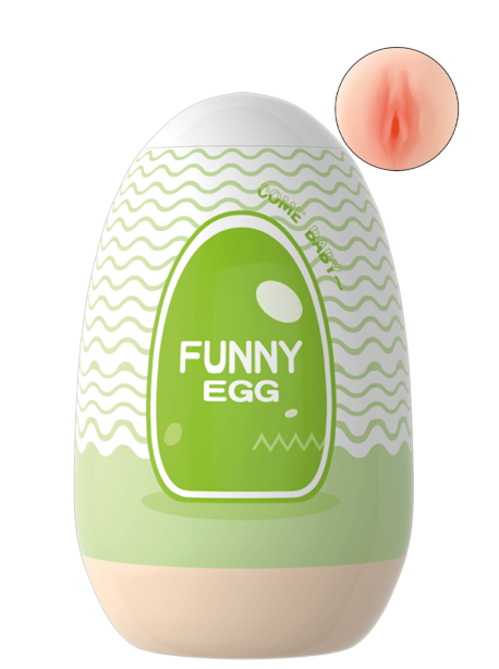 Gaine Masturbatrice Réutilisable FUNNY EGG – Design Réaliste