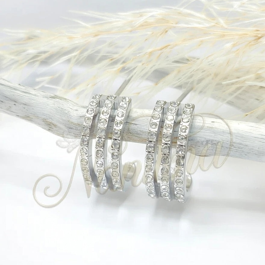 Créoles Biojoux Miami 15mm Argent - Acier Chirurgical