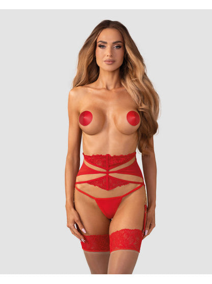 Matildea porte-jarretelles - Rouge