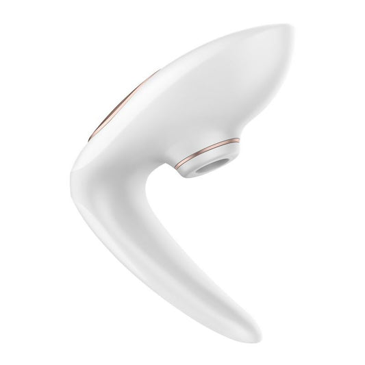 Pro 4 Couples - Blanc et Or rose Stimulateur vibromasseur Satisfyer